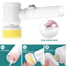 Electric Dust Cleaning Brush White Plastic 1Pc