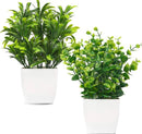 White Plastic Plant For Indoor Plants Decor