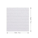 White Brick Wall Sticker Modern Home Decor