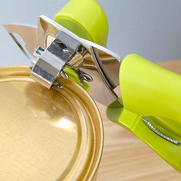 Stainless Steel Can & Bottle Opener With Smile Grip