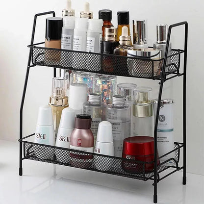 Black Iron Storage Stands 4pcs Durable Arrange