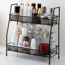 Black Iron Storage Stands 4pcs Durable Arrange