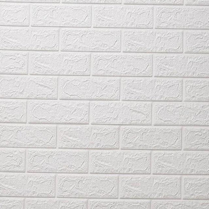 White Brick Wall Sticker Modern Home Decor