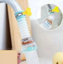 360° Rotating Tap Fan Faucet Extender ABS multicolor