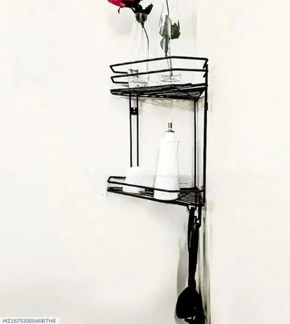 Black Iron Bathroom Shelf 1 Pc Essentials