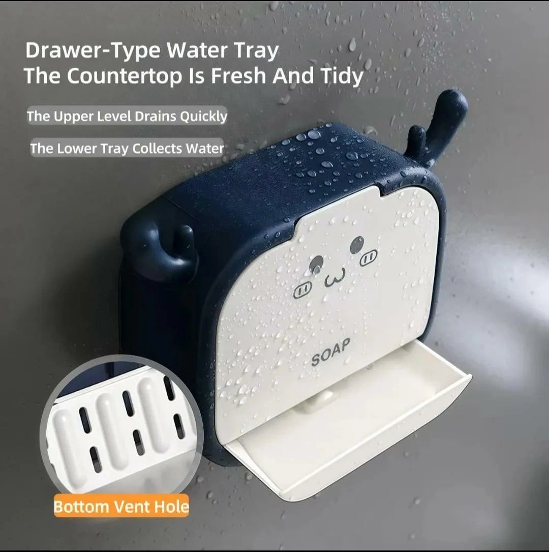 Portable Soap Holder With Antler Hooks, Multi color Plastic