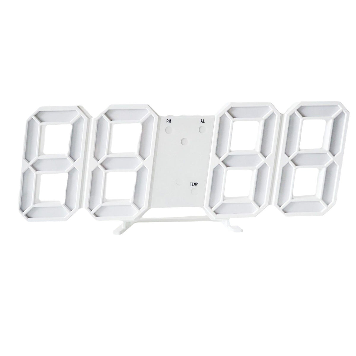 3D LED Digital Wall Clock USB Korean Style