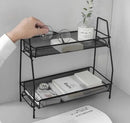 Black Iron Storage Stands 4pcs Durable Arrange