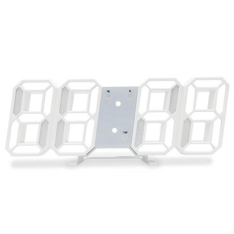 3D LED Digital Wall Clock USB Korean Style