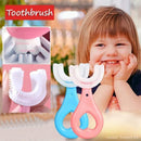 Silicone U-Shaped Toothbrush For Kids Pack Of 10