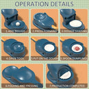 Dumpling Mould Kit ABS Plastic Manual Shaper