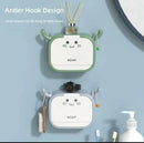 Portable Soap Holder With Antler Hooks, Multi color Plastic