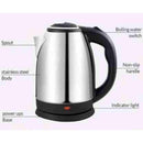 Cordless Electric Kettle 1500W Stainless Steel 2L