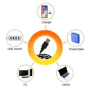 Rechargeable Multicolor Sunset Lamp With Flexible Neck