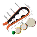 4-in-1 Red Bottle Jar Opener ABS Plastic