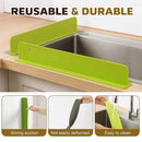 Green Silicon Sink Splash Guard for Kitchen & Bathroom