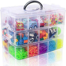 3 Layer Jewellery Box Clear Plastic Organizer