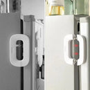 Fridge Door Lock With One-Hand Operation & Key