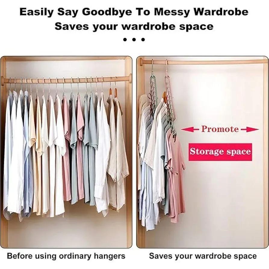 Multi-Color ABS Closet Hanger Organizer