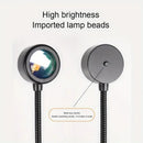 Rechargeable Multicolor Sunset Lamp With Flexible Neck