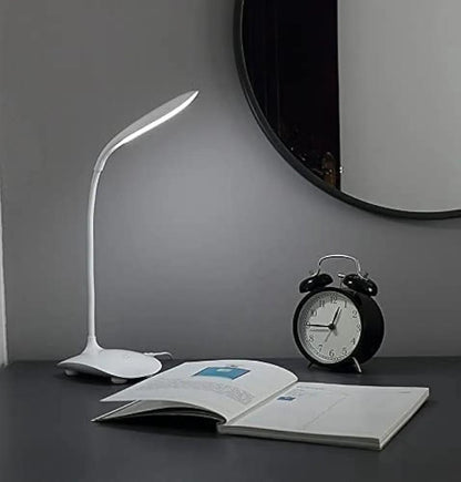 Rechargeable White LED Desk Lamp for Home & Office