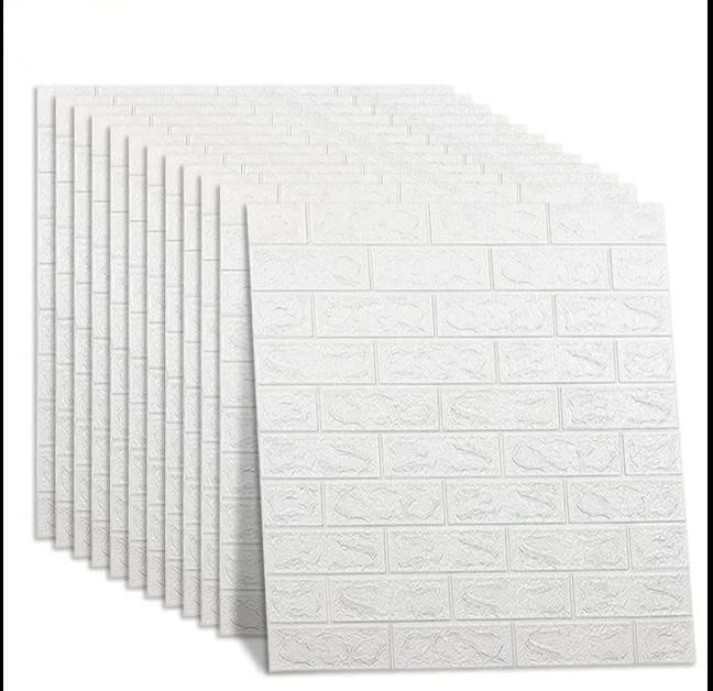 White Brick Wall Sticker Modern Home Decor