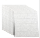 White Brick Wall Sticker Modern Home Decor