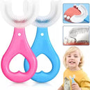 Silicone U-Shaped Toothbrush For Kids Pack Of 10