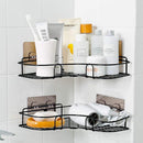 Black Corner Shelf For Bathroom Storage