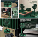 Portable Rechargeable Fan Green 3-Speed Foldable