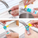 360° Rotating Tap Fan Faucet Extender ABS multicolor