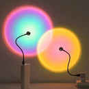 Rechargeable Multicolor Sunset Lamp With Flexible Neck