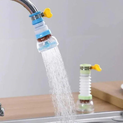 360° Rotating Tap Fan Faucet Extender ABS multicolor