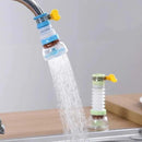 360° Rotating Tap Fan Faucet Extender ABS multicolor