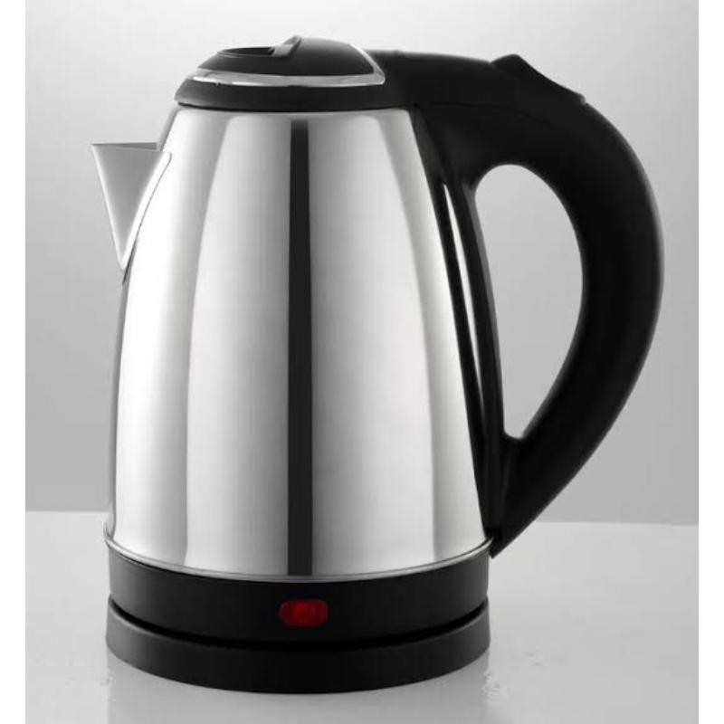 Cordless Electric Kettle 1500W Stainless Steel 2L