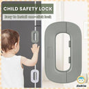Fridge Door Lock With One-Hand Operation & Key